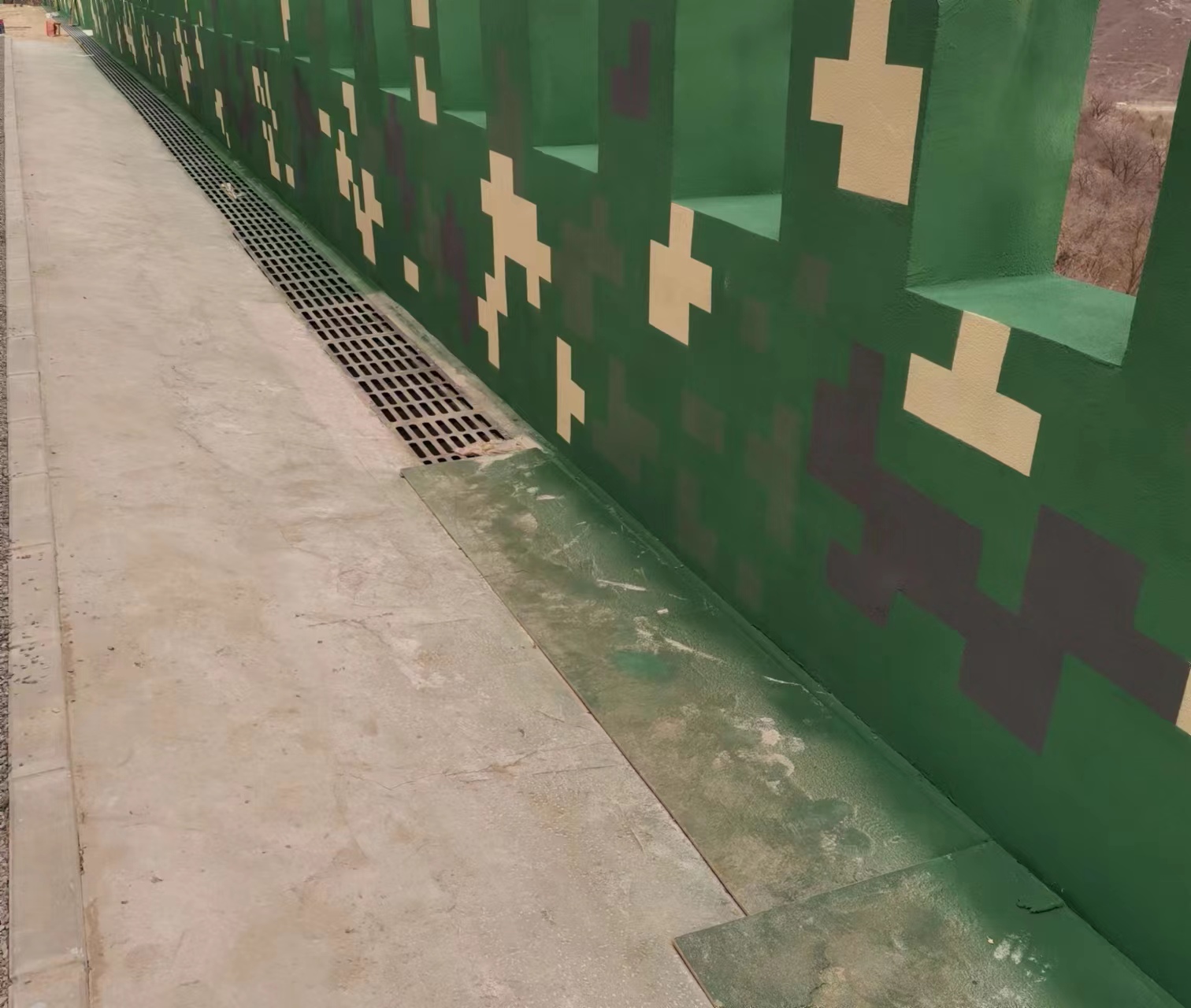 张家界围墙迷彩喷涂,数迷彩漆