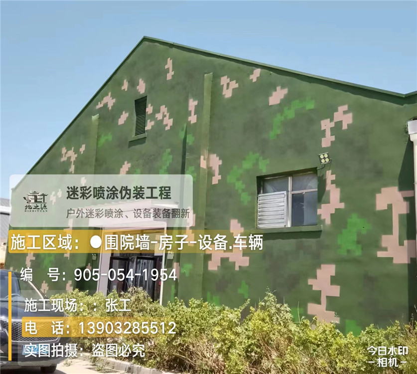 张家界外墙数码迷彩漆施工报价清单（100㎡标准墙面测算）